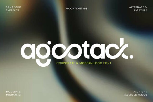 Agootack: A Fresh Take on Modern Sans Serif Design