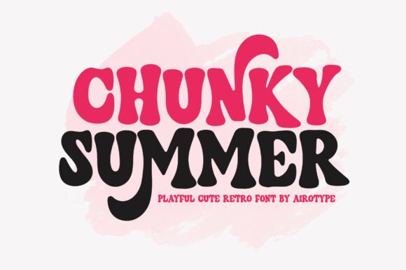 Chunky Summer: Infuse Retro Charm into Your Designs