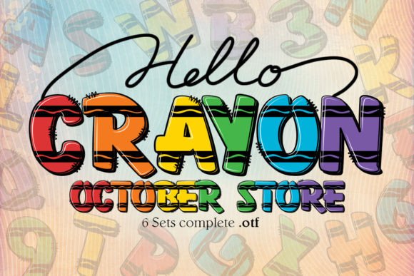 Crayon Colorful: A Font That Feels Like Recess