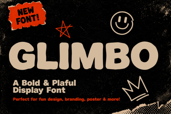 Glimbo: A Bold Retro Font for Playful, Eye-Catching Designs