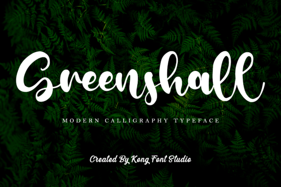 Greenshall: A Modern Handwritten Font for Bold Branding