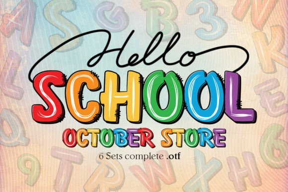 Hello School: A Typeface for Educational Joy