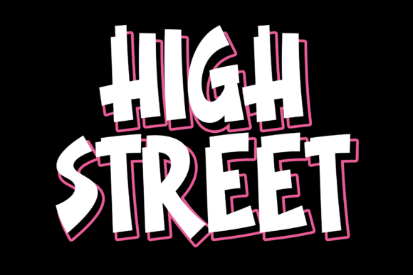 High Street: An Elegant Script for Modern Designs