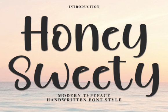 Honey Sweety: A Typeface for Festive Charm