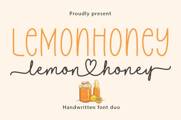 Lemonhoney Duo: A Sweet & Versatile Handwritten Font