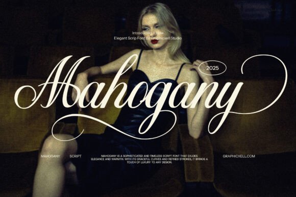 Mahogany: The Script Font for Timeless Romance