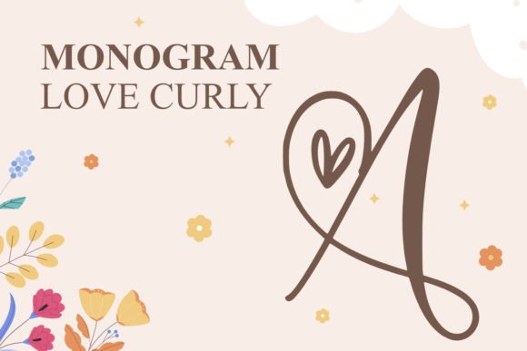 Monogram Love Curly: Adding a Touch of Romance to Your Designs