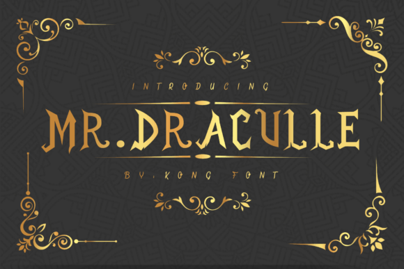 Mr. Draculle: Bold Blackletter for Fearless Branding