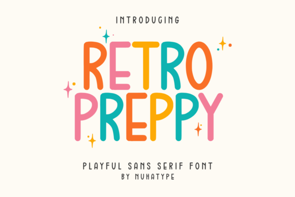 Retro Preppy: The Minimalist Font for Modern Creators
