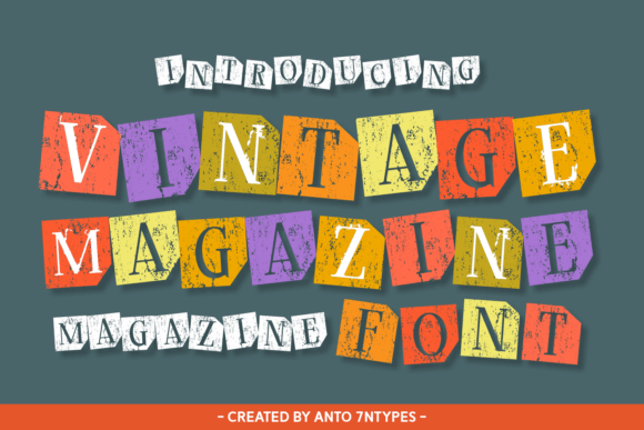 Unleashing Nostalgia: The Vintage Magazine Display Font