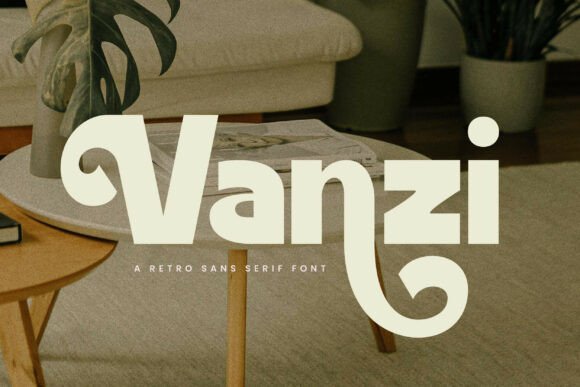 Vanzi: A Retro Sans Serif with Bold Modern Character